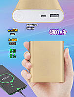 Универсальная мобильная батарея POWER BANK Nomi 10400 MLpro 4800мАч USB, micro USB Gold TDN