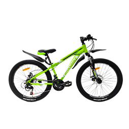 Підлітковий велосипед CrossBike 26" Storm 13" зелений, Зелений, 13", 130-150 см