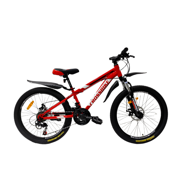 Підлітковий велосипед CrossBike 26" Storm 13" червоний, Червоний, 13", 130-150 см