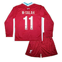 Детская футбольная форма M.SALAH 11 Ливерпуль 2020-2021 с длинным рукавом Nike Home 125-135 см