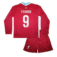 Детская футбольная форма FIRMINO 9 Ливерпуль 2020-2021 с длинным рукавом Nike Home 125-135 см (set3110_115492)