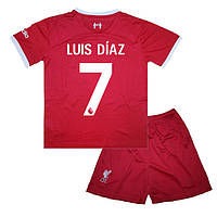 Детская футбольная форма LUIS DÍAZ 7 Ливерпуль 2023-2024 Nike Home 155-165 см (set3402_117709)