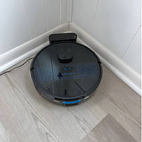 Робот пылесос для дома SL60D Black Робот для влажной уборки полов (Пылесос на аккумуляторах) Роботы-пылесосы