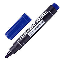 Маркер перманентный Centropen, синий, 8566