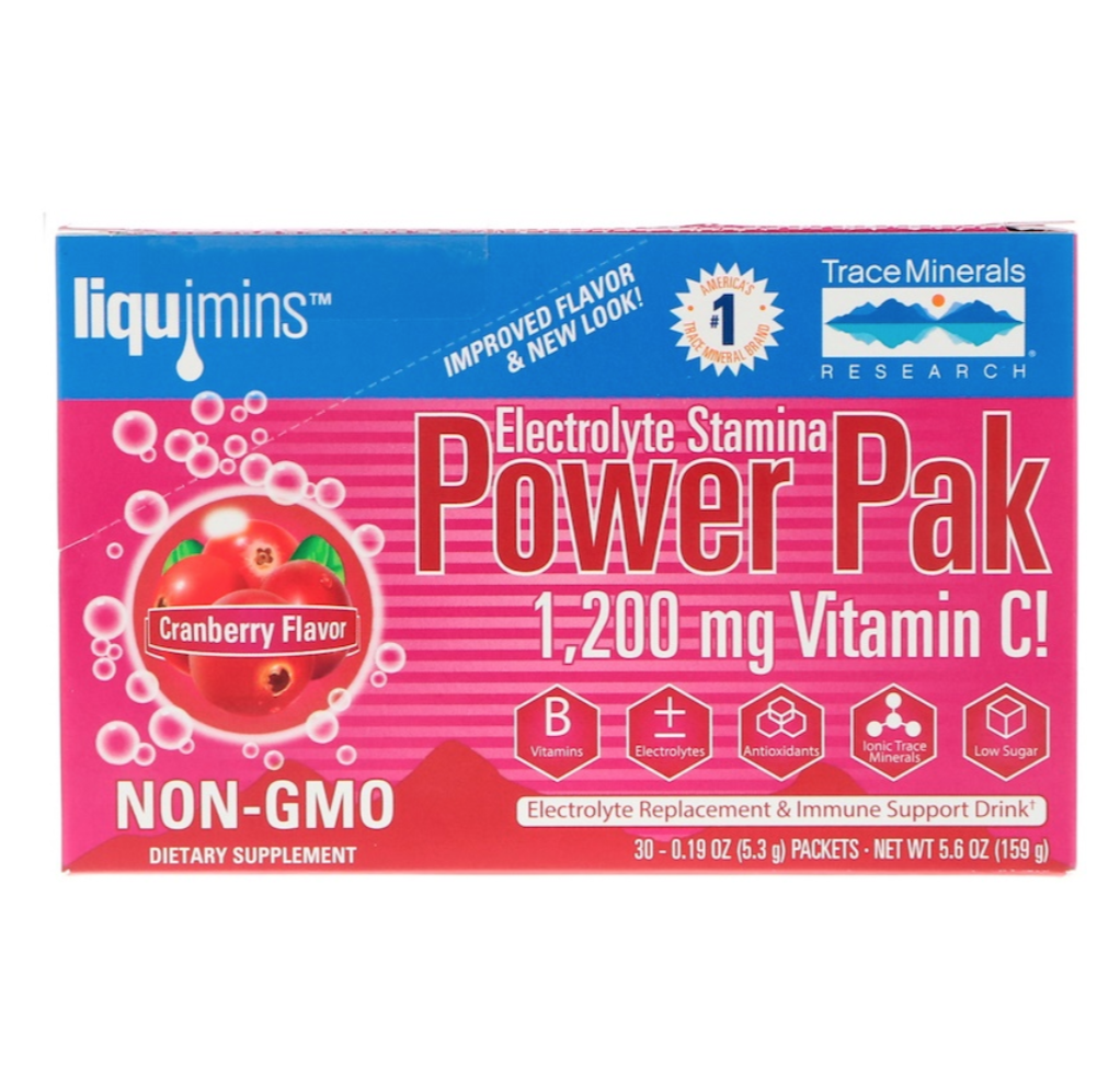 Электролиты (Electrolyte Stamina Power Pak) 30 пакетиков со вкусом мандарина - фото 4 - id-p2149710901