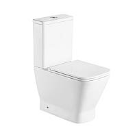 Унитаз-компакт Qtap Cardinal Ultra Quiet безободковый с сиденьем Soft-close QT04222168AUQ3W