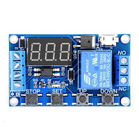 Реле с настраиваемой задержкой DC6-30В AC220В, таймер отсчета lb