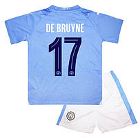 Футбольная форма для детей DE BRUYNE 17 Манчестер Сити 2023-2024 Puma 155-165 см (set3398_117654)