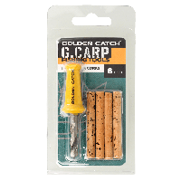 Сверло с пробковыми палочками GC G.Carp Bait Drill & Corks 6 мм