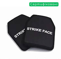 Керамічні бронеплити 6 класу NIJ-IV Strike Face 2.8 кг (2 шт)