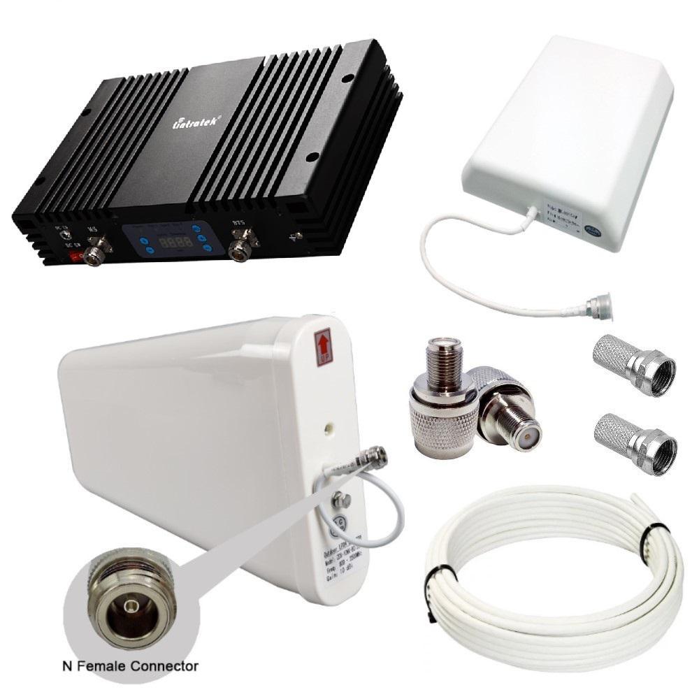 Репітер підсилювач мобільного зв'язку і інтернету Lintratek KW23F-GDW GSM 3G 4G 900 1800 2100 МГц (10/8 дБі), фото 1