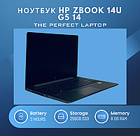 HP ZBook 14u G5 14 - 14" FHD / Intel® Core i5-7200U / Radeon Pro WX3100, 2 Gb / RAM 8 Gb / SSD 256 Gb