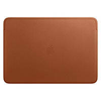 Кожаный чехол для макбука Macbook Air|Pro 13" Leather Sleeve Sadle Brown (MRQM2ZM/A) | Новый | Оригинал