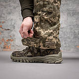 Штани тактичні військові 6 кишень GRIFON "GENERAL" піксель ріп-стоп (вафелька), фото 3