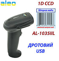 Проводной сканер ALEO AL-1035IIL / AsianWell AW-1035TTL штрих-кодов имиджевый CCD