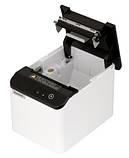 Принтер чеків Xprinter XP-T80Q USB 80мм, обріз, білий, фото 3