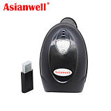 Сканер бездротовий Asianwell 6208RB з блоком живлення, receiver 2,4G + BT, image 2D, чорний, фото 5