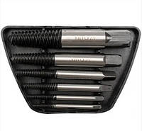 Набір екстракторів вивертишей для викручування зламаних болтів М3-М25 мм N°1-6 6 шт YATO (YT-0590)