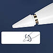 Універсальний стилус для телефону та планшета + 2 насадки, Білий / Активний стилус-ручка для письма та малювання, фото 4