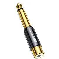 Переходник Ugreen AV169 6.35mm (тато) - RCA (мама) Adapter (UGR-80731)