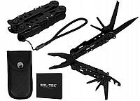 Мультитул тактический Mil-Tec Универсальный в чехле Кобра Черный MULTI TOOL BLACK COBRA LG (15406102) VCT