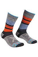 Шкарпетки Ortovox All Mountain Mid Socks Warm M 42-44 Сірий/Помаранчевий (1054-025.001.0125)