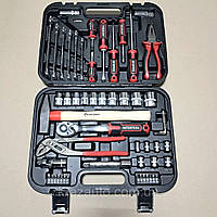 Набор ключей рожковых с трещоткой 56ед, Качественный набор инструментов для авто, DEV