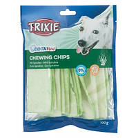 Лакомство Trixie KauChips Light для собак жевательные чипсы со спирулиной 100 г