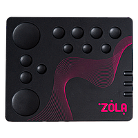 Zola коврик силиконовый / Texture Mixing Pad / Alla Zayats Чорний