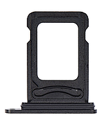 Тримач Sim-карти для iPhone 14 Pro/14 Pro Max, на 2 Sim-карти, чорний, Space Black