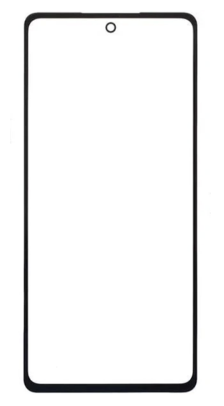 Скло Samsung A525F Galaxy A52 2021, чорне, оригінал (54), з олеофобним покриттям