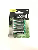 Аккумулятор, комплект батареек аккумуляторного типа "Maxell" AA/HR03 (1.2V, Ni-Mh, 2300mAh, блістер, 4шт)