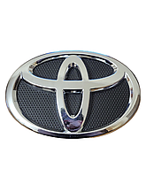 Емблема на капот, в решітку радіатора Тойота Toyota з сіткою 140*95 мм УЦІНКА!