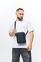 Месенджер Adidas ,чорна сумка адідас, Брендова барсетка плече лого ,спортивна сумка, сумка на літо