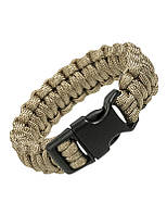 Браслет из Паракорда M 22мм Койот Mil-Tec PARA ARMBAND KST.-SCHLIESSE COYOTE (16370205-903-M ) VCT