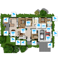 Відеоспостереження AHD 2Мп 16 камер для приватного будинку
