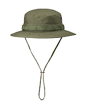 Панама тактическая Helikon-Tex Универсальная с хвостом M Масло BOONIE Hat - PolyCotton Ripstop - Olive Green