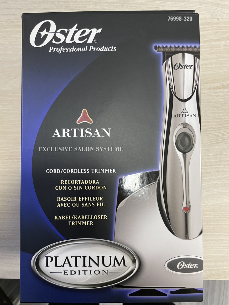 Професійний тример Oster Artisan Platinum з інноваційними ножами