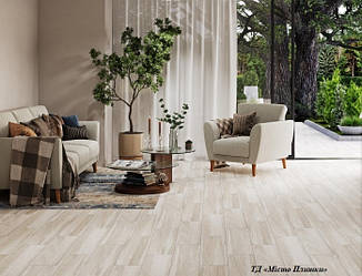 Плитка Cersanit Flaxwood 18,5 х60. Фотографії інтер'єру