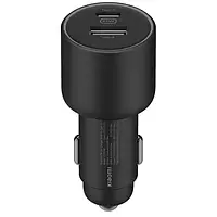 Автомобильный адаптер для телефона Xiaomi 67W Car Charger USB/Type-C Black (BHR6814GL)