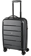 Пластиковый чемодан из полипропилена 30L Topmove Черный VA, код: 7936326