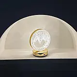 Настільна лампа з кристалами та діамантами Creatice Table Lamp 18, фото 5