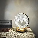 Настільна лампа з кристалами та діамантами Creatice Table Lamp 18, фото 10