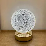 Настільна лампа з кристалами та діамантами Creatice Table Lamp 19, фото 4