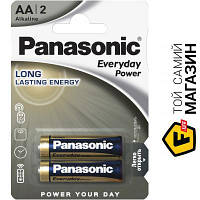 Батарейка Panasonic LR06 Alkaline Everyday Power AA, 2шт. (LR6REE/2BR)