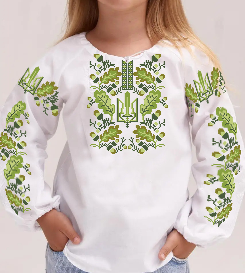 Заготовка вишиванки для дівчинки №  364-БД