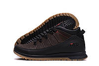 Мужские зимние кожаные кроссовки Fila Brown Classic