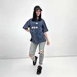 Жіноча футболка з турецької бавовни розміри до 52, фото 4