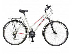 Велосипед дорожний 21 шв. вiдкр.рама Турист 28 2821WDSH бiлий 111-471 ТМ ХВЗ