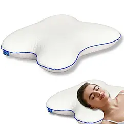 Ортопедична подушка з ефектом пам'яті метелик MEMORY FOAM IDEIA 58х50х12 см